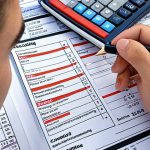 **

A student intensely studying accounting and financial management materials, highlighting key points in a textbook with charts and graphs visible in the background. Focus on financial statement analysis, cost accounting, and budgeting. The scene should convey focused concentration and preparation.

**
