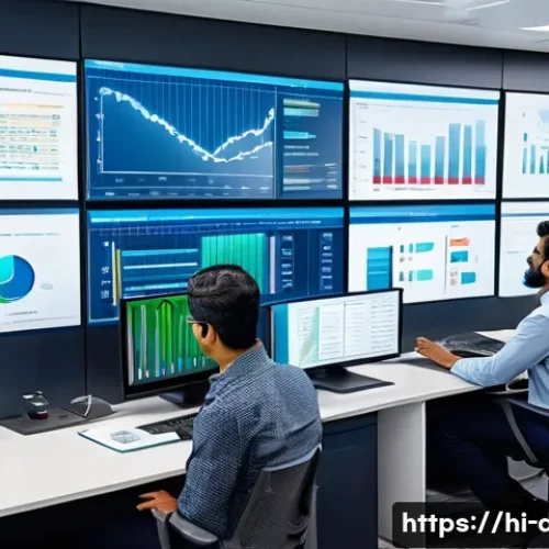 유통관리사로 전직하는 방법 - A professional utility management office scene showing a diverse team of Indian engineers and manage...